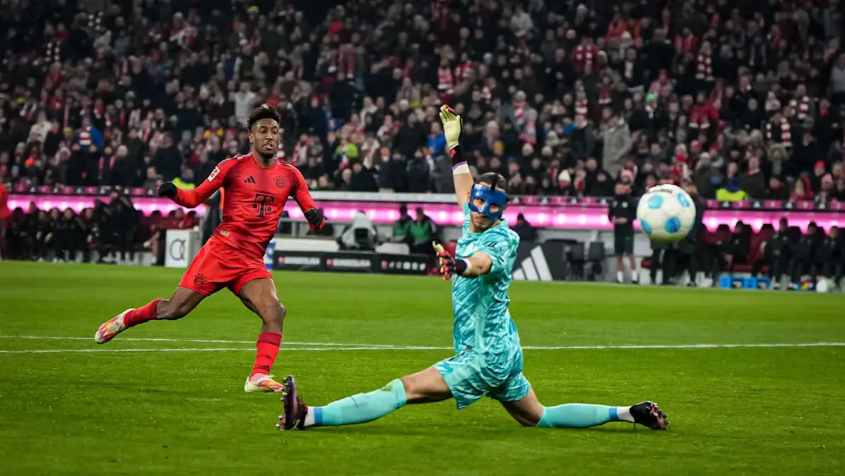 拜仁慕尼黑击败沃尔夫斯堡，取得德甲联赛的胜利